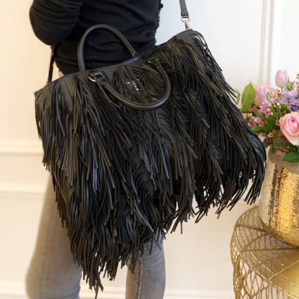 Authentic Prada Fringe Purse